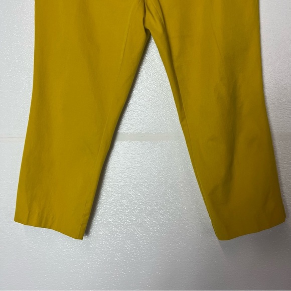 Alfani Yellow Gold Capri Pants Size 10 - Picture 7 of 17